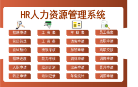 人力资源管理系统（六大模块）