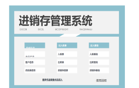 EXCEL进销存管理系统，VBA智能编程，助您零基础玩转进销存【1030】