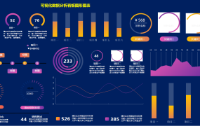 [1023]EXCEL可视化数据模板，多维度交互分析，定制化布局分享。