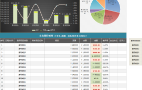 Excel预算及执行控制模板，提升财务智慧【1204】
