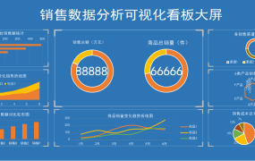 EXCEL销售数据分析可视化看板：掌握市场趋势，推动业绩增长【1219】
