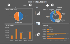 Excel财务数据分看板，智能管理公司支出【1173】