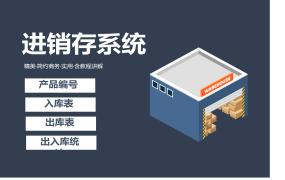 EXCEL进销存系统：聚焦核心业务、操作简单【1263】