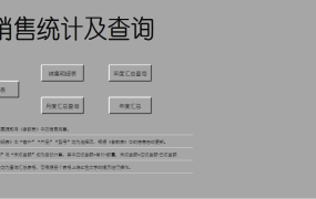 EXCEL销售数据统计系统：智能统计，精准分析【1309】