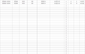 EXCEL财务日常流水账登记表：掌握资金动态，合理规划决策【1381】