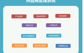 供应商管理系统（带采购单付款单excel模板）【10382】