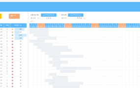 excel实现的项目进度管理表(甘特图)【10566】