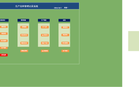 excel做的生产出库管理记录系统【10597】