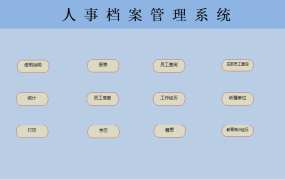 人事档案管理系统excel模板【10622】