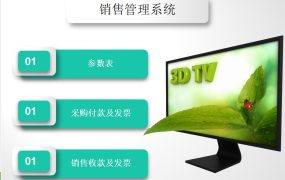 一套Excel模板省去80%工作量销售管理系统采购发票双管理【10605】