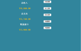 Excel模版：财务记账系统，收支分类快速查账，智能分析花销【10639】