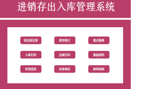 Excel进销存出入库管理系，全函数库存自动盘点，进出管理超轻松