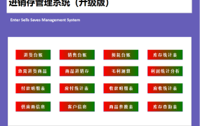 EXCEL进销存系统升级版,自动库存更新,利润毛利分析一键操作