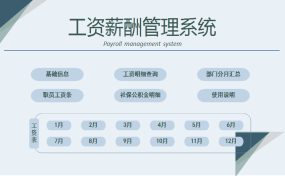 Excel工资薪酬管理系统，全自动新个税社保，工资条打印一键操作