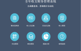 Excel全年收支财务管理系统,全函数统计查询,自动显示极简操作