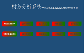 全自动财务分析系统,全函数现金流量表,财务比率分析一步到位