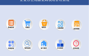 Excel模版:办公用品采购管理,VBA数字化系统,全流程自动化【10749】