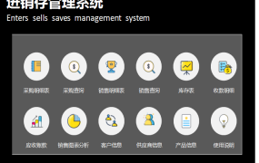Excel模版：进销存系统，信息管理图表分析，智能统计查询【11419】