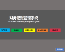 Excel财务记账系统，收支统计查询函数自动显示，单手操作超轻松