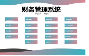 Excel财务记账管理系统，收支查统一键操作，自带图表，万能公式