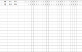 Excel项目进度表甘特图,自动变色显示,单月进度高清显示