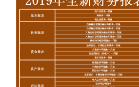超实用全新整套财务人员专用报表，2019年精致设计，直接拿走