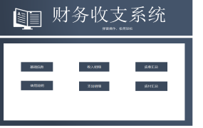 VBA财务收支管理套表，弹窗式录入查询，极简快捷一键查阅