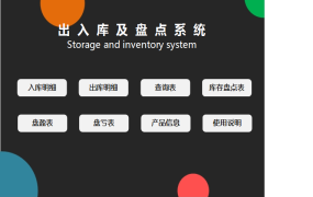 Excel进销存套表，全函数库存盘点更新，盘盈盘亏一键掌握