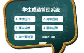 全自动学生成绩统计表，自带成绩对比查询，简单套用工作轻松