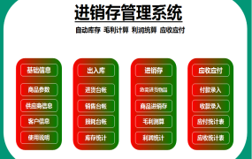 Excel全函数进销存管理系统，自动库存利润统计，图表展示超实用