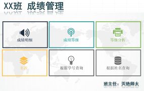 Excel模版：考试管理系统，成绩智能统计排名，数据分析一键查询【11397】