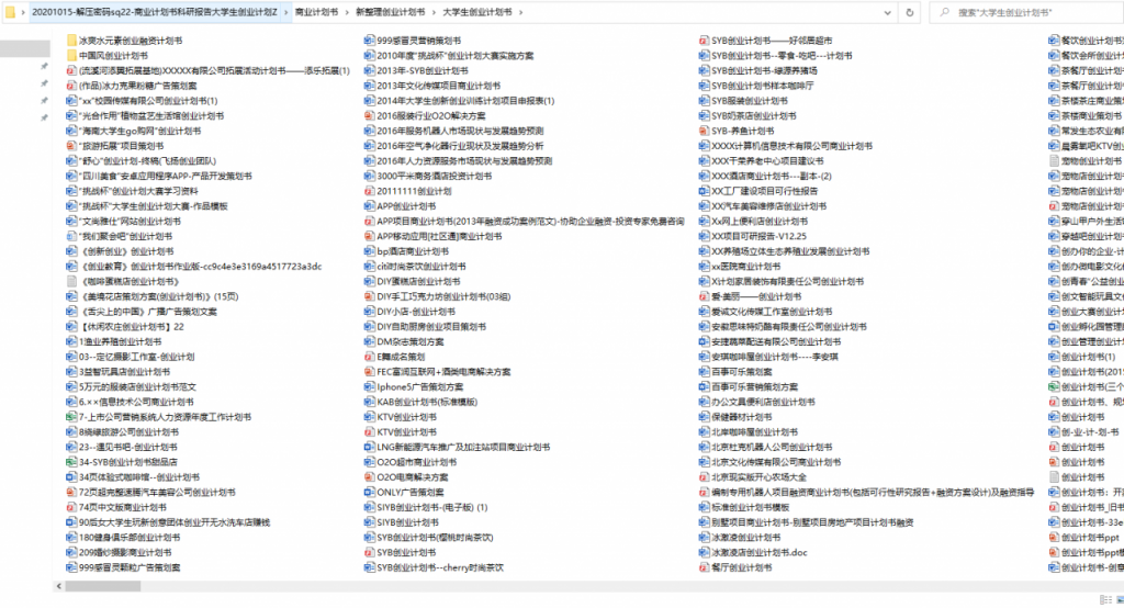 商业计划书科研报告，全套大学生创业计划书，范文案例拿来就用