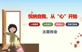 【通用】【自我肯定】教育主题班会：悦纳自我，从心开始